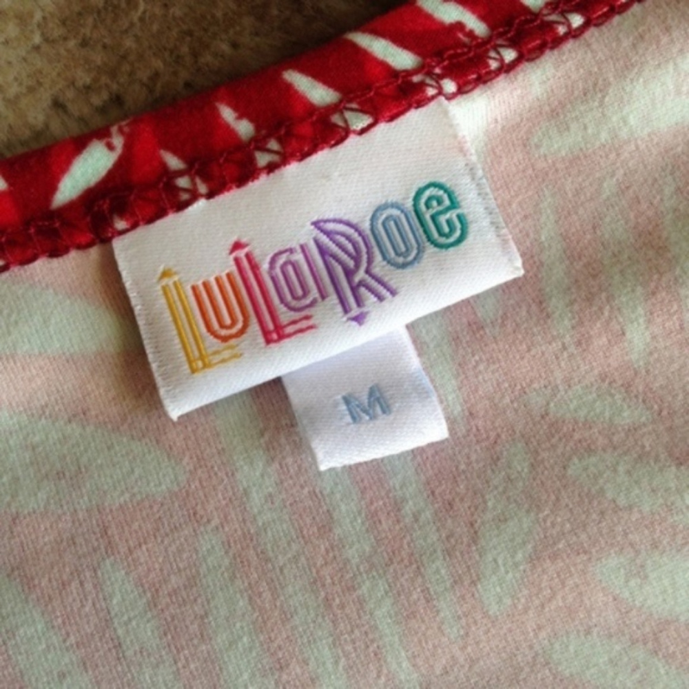 Lularoe Multicolor Patterned Irma Tunic Top - Picture 5 of 6
